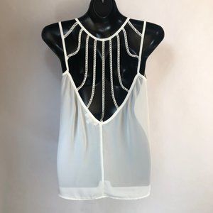🌺3 for $25🌺 Ya Los Angeles White strappy back